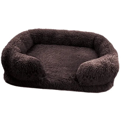 DogPlush Pet Bed – Large, Thickened, Winter-Ready, with Removable Pad