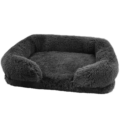 DogPlush Pet Bed – Large, Thickened, Winter-Ready, with Removable Pad