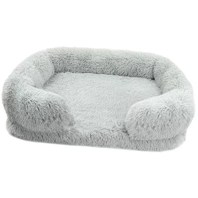 DogPlush Pet Bed – Large, Thickened, Winter-Ready, with Removable Pad