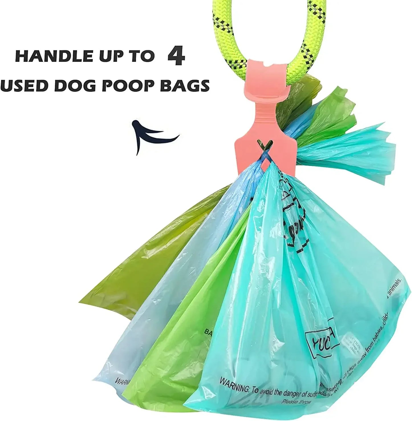 New Silicone Dog Poop Bag Holder Pet Garbage Bag Clip Hands-free Clip Dog Poop Bag Dispenser