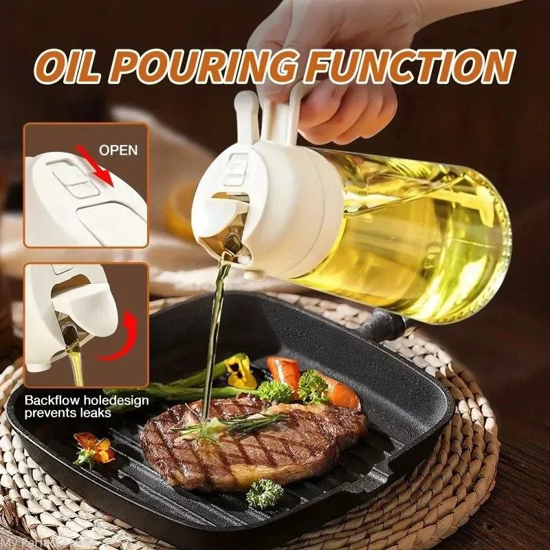 2-in-1 Kitchen Oil Sprayer & Oil Dispenser