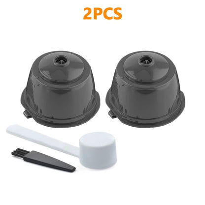 Ensemble de filtres à café réutilisables, capsules de café rechargeables pour cafetière Dolce Gusto
