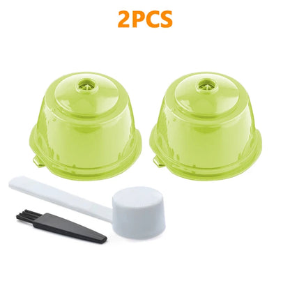 Ensemble de filtres à café réutilisables, capsules de café rechargeables pour cafetière Dolce Gusto