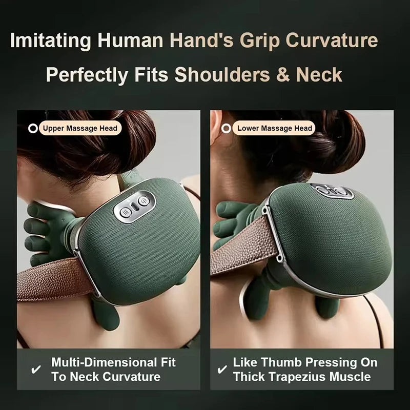 Shoulder & Neck Massager (Moss Green)