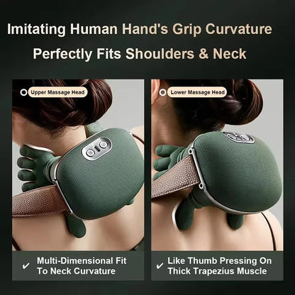 Shoulder & Neck Massager (Moss Green)