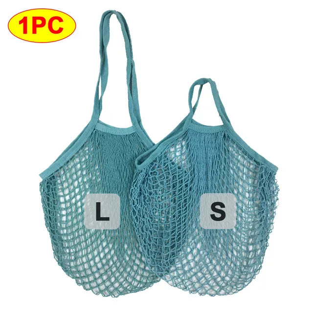 Portable Reusable Grocery Mesh Bag