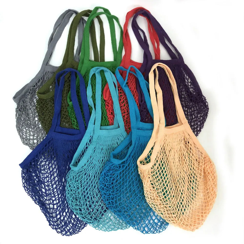 Portable Reusable Grocery Mesh Bag