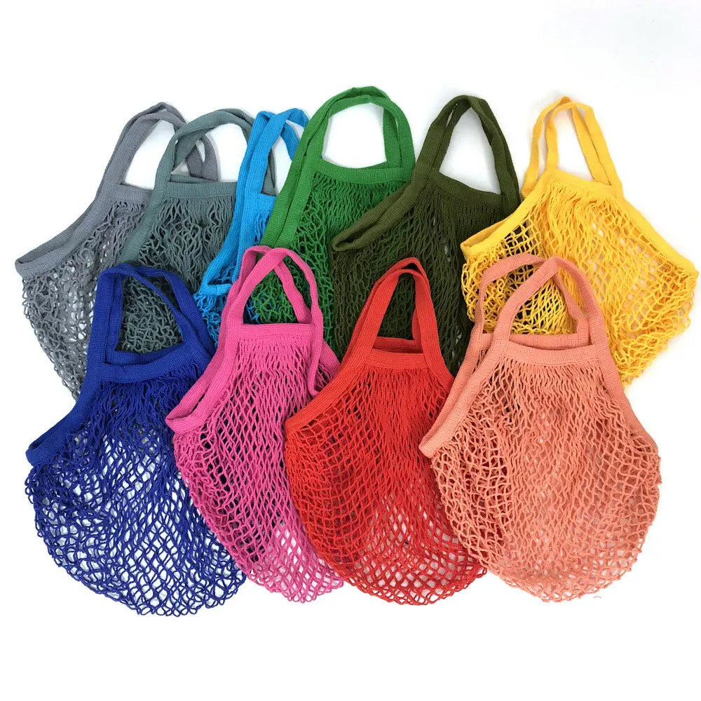 Portable Reusable Grocery Mesh Bag