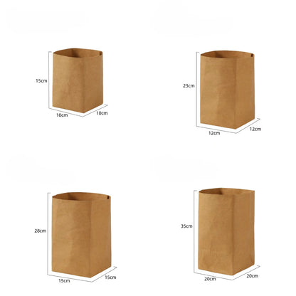 Waterproof Kraft Paper Bag Food Packaging Storage Bag