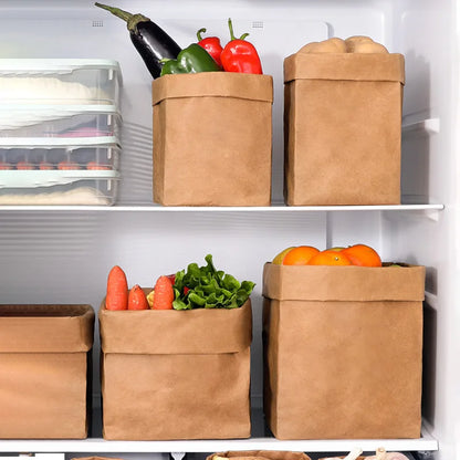 Waterproof Kraft Paper Bag Food Packaging Storage Bag