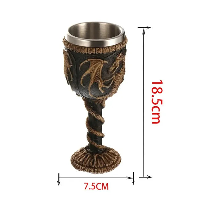 Viking Wood Style Beer Mug Simulation Wooden Barrel Beer Cup