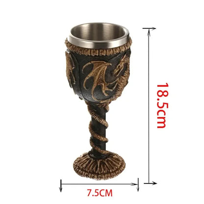 Viking Wood Style Beer Mug Simulation Wooden Barrel Beer Cup