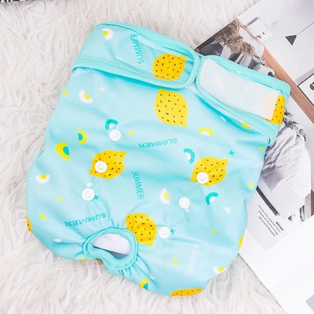 Washable Female Dog Diapers Reusable Dog Panties Menstruation Pet Physiological Safety Pants Adjustable Cat Diapers