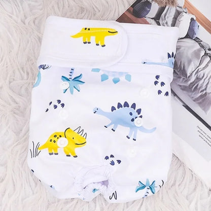 Washable Female Dog Diapers Reusable Dog Panties Menstruation Pet Physiological Safety Pants Adjustable Cat Diapers