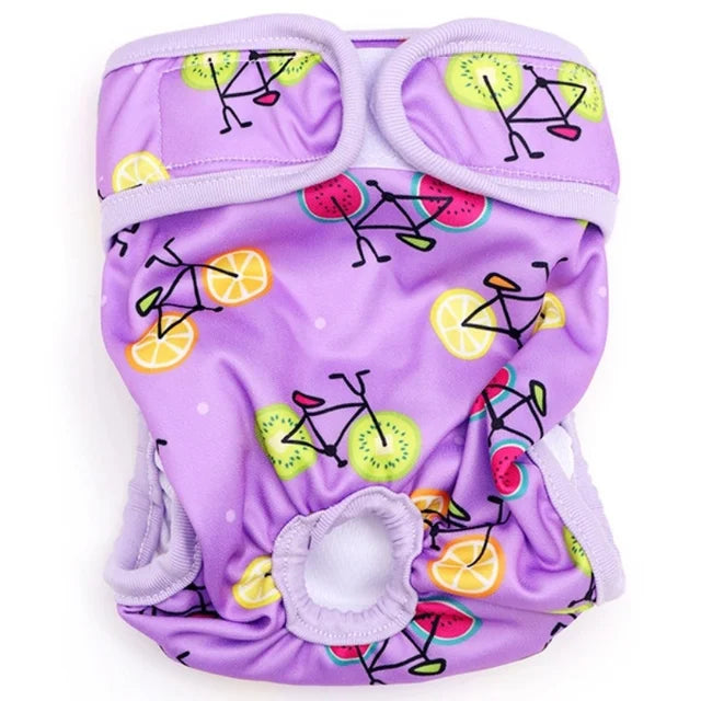 Washable Female Dog Diapers Reusable Dog Panties Menstruation Pet Physiological Safety Pants Adjustable Cat Diapers