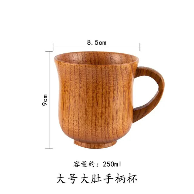 Wooden Big Belly Cups