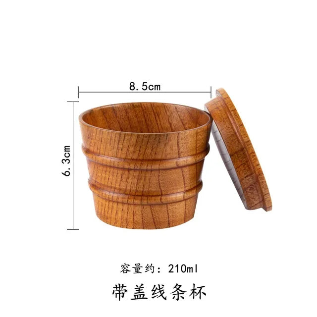 Wooden Big Belly Cups