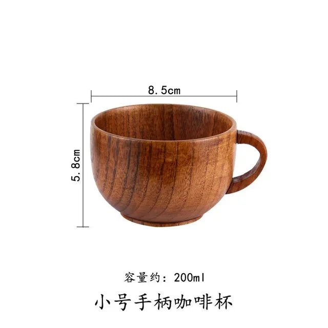 Wooden Big Belly Cups