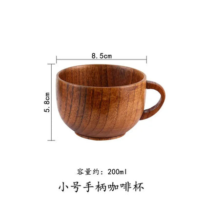 Wooden Big Belly Cups