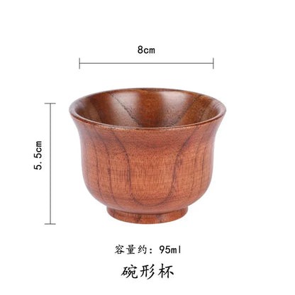 Wooden Big Belly Cups