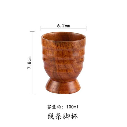 Wooden Big Belly Cups