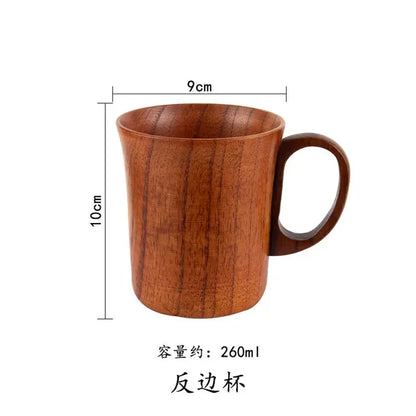 Wooden Big Belly Cups