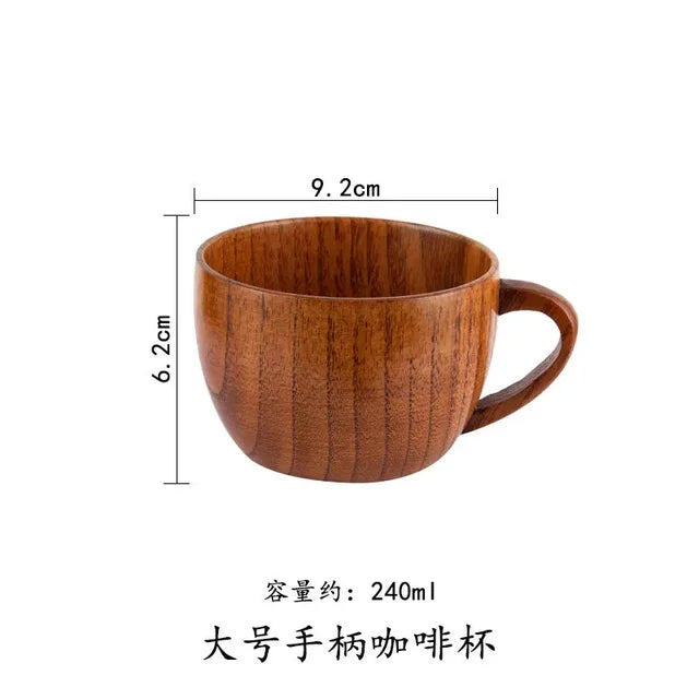 Wooden Big Belly Cups