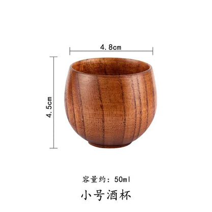 Wooden Big Belly Cups