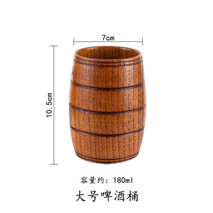 Wooden Big Belly Cups