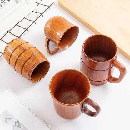 Wooden Big Belly Cups