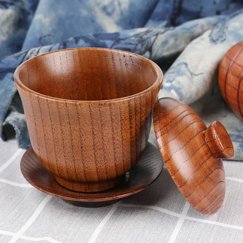 Wooden Big Belly Cups