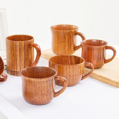 Wooden Big Belly Cups