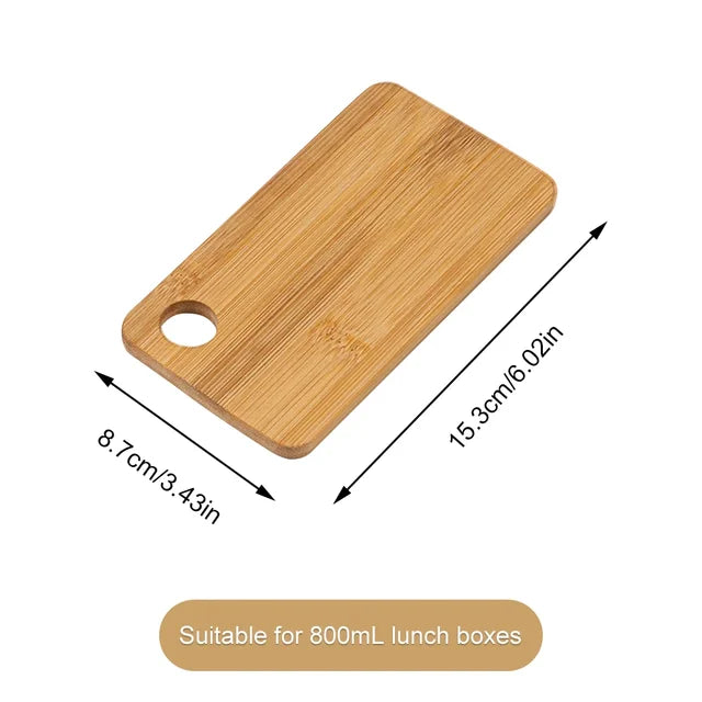 Planche à découper portable en bois pour le camping et les pique-niques