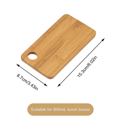 Planche à découper portable en bois pour le camping et les pique-niques